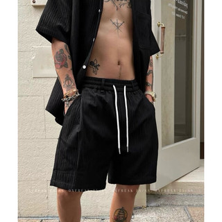 Quần [pinstripe] shorts - sọc dọc Streetswear dành cho Nam