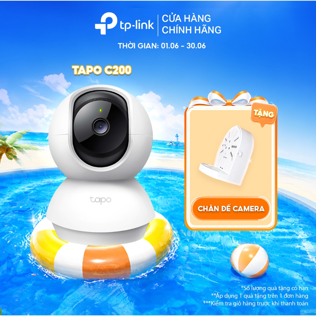 Camera Wifi Trong Nhà TP-Link Tapo C200/TC71/C211/C220/C202/C212/C222/C230 2MP/3MP/5MP/2K QHD Quay 360 độ