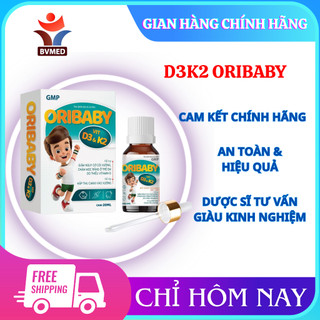 Oribaby D3K2 - Bổ Sung D3+K2 Cho Bé Chai 20ml
