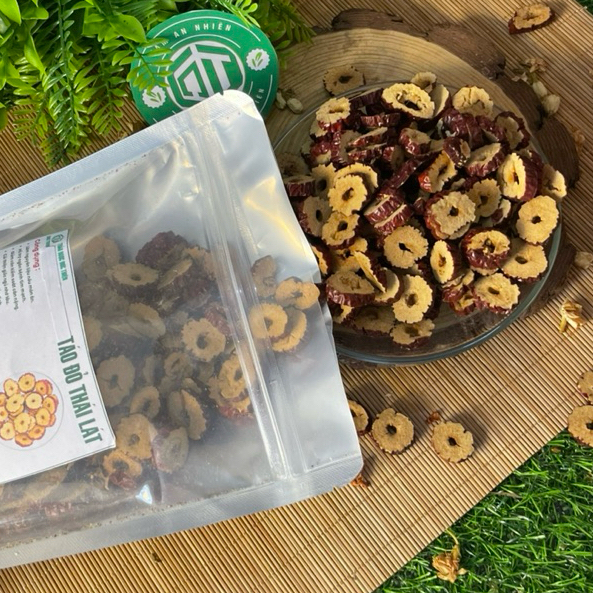 100g, 200g (Hàng Thái Lát Sấy Khô) Táo thái lát - Dùng Làm Trà, Mix Trà Dưỡng Nhan Tốt Cho Sức Khỏe
