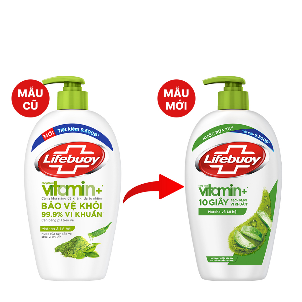Nước Rửa Tay Lifebuoy Bảo Vệ Khỏi 99.9% Vi Khuẩn Gây Bệnh Hỗ Trợ Cùng Đề Kháng Da Tự Nhiên 450G