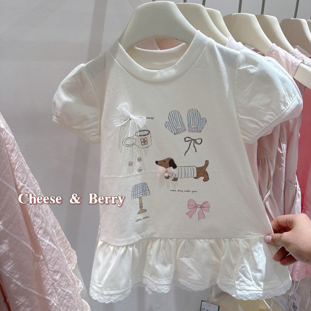 Váy Cho Bé Gái Tệu Kisd - Set Váy Tiểu Thư Cotton Mềm Mại Thoáng Mát Mùa Hè Cho Bé 9 - 21kg