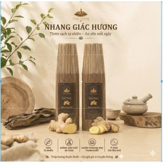 COMBO 2 BÓ CÙNG LOẠI 30CM NHANG TRẦM /ĐÀN HƯƠNG /QUẾ /GỪNG - GIÁC HƯƠNG - BÓ 500G