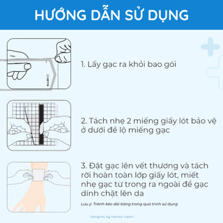 [Bao Bì Mới] Hộp 5 Miếng Gạc Hydrocolloid Hetis 5x5cm Hút Dịch Giảm Sẹo Cho Bé