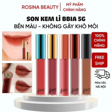 Son Kem Lì Bbia Last Velvet Lip Tint 5g lên Màu Siêu Chuẩn
