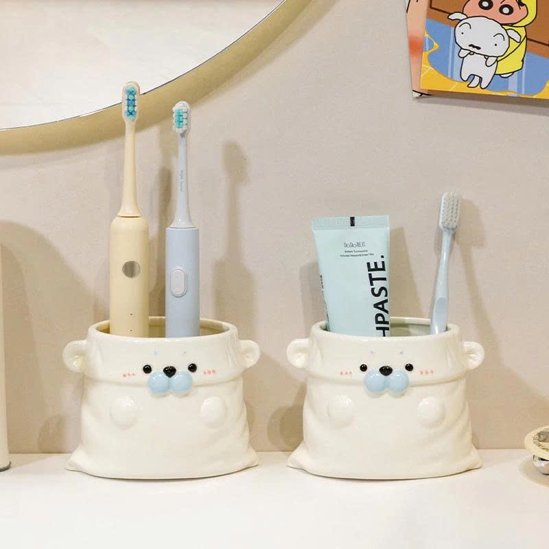 [ Gốm sứ ] Ly Hình Hải Ly Cute Mini – Thiết Kế Đáng Yêu, Trang Trí Bàn Làm Việc, Quà Tặng Hot 2026