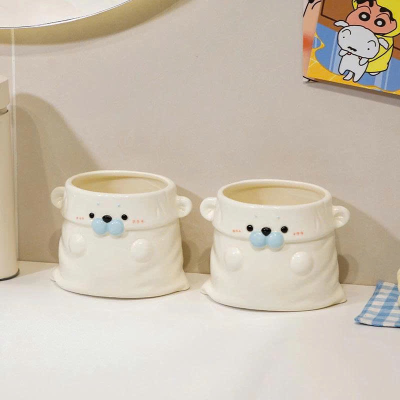 [ Gốm sứ ] Ly Hình Hải Ly Cute Mini – Thiết Kế Đáng Yêu, Trang Trí Bàn Làm Việc, Quà Tặng Hot 2026
