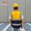 ÁO GILE BẢO HỘ PHẢN QUANG VÀNG PHỐI XANH ĐEN - ÁO GILE TÚI HỘP CAO CẤP CHO KỸ SƯ, KỸ THUẬT VIÊN, NHÂN VIÊN KHO VẬN