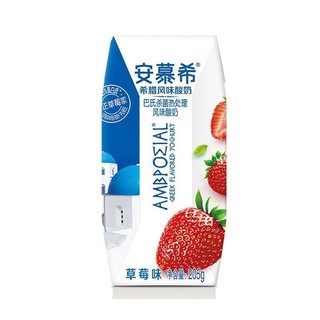 [SIÊU THỊ] Thùng 12 Hộp x 205g Sữa Chua Uống Hy Lạp An Mộ Hy (AMX) Thơm Ngon Béo Ngậy