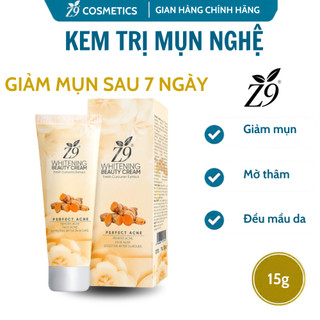 Kem mụn tinh nghệ Z9 giảm thâm sạch mụn, chống oxy hóa và giúp làn da được mềm mịn 15g