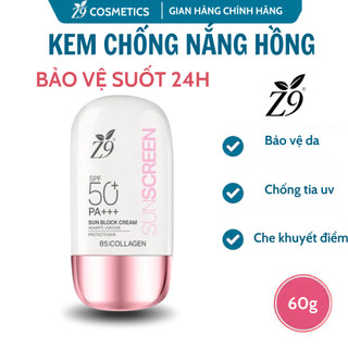 Kem chống nắng nâng tone Z9 bảo vệ da trước ánh sáng độc hại, chống tia UV cho da chắc khỏe 60g