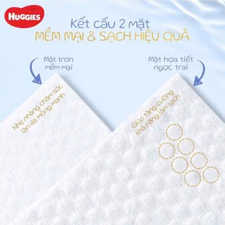 THÙNG 16 GÓI/ 8 GÓI/ 4 GÓI GIẤY ƯỚT HUGGIES GOLDEN WET 80 TỜ