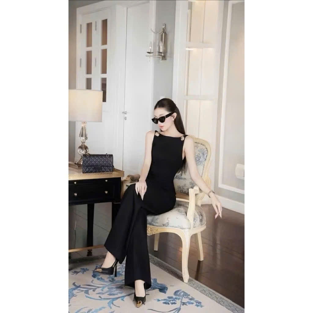 SÉT BỘ HÀN HỞ LƯNG ỐNG RỘNG KÈM PHỤ KIỆN ĐI CHƠI ĐI LÀM CỰC XINH BY CHAMIE STORE