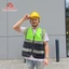 ÁO GILE BẢO HỘ PHẢN QUANG XANH CHUỐI PHỐI XANH ĐEN - ÁO GILE TÚI HỘP CHO KỸ SƯ, KỸ THUẬT, KHO VẬN, GIAO THÔNG, VỆ SINH