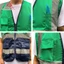 ÁO GILE BẢO HỘ PHẢN QUANG KÉT PHỐI XANH ĐEN - ÁO GILE TÚI HỘP CAO CẤP CHO KỸ SƯ