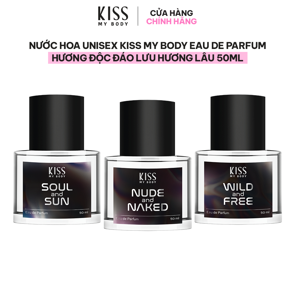 Nước Hoa Kiss My Body Eau De Parfum Hương Ngọt Lưu Hương Lâu Nhiều Mùi Tùy Chọn 50ml