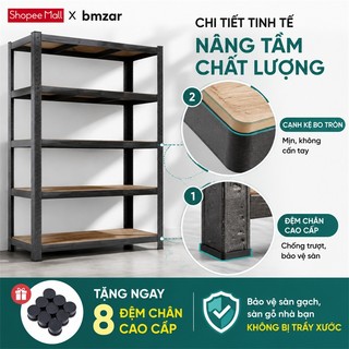BMZAR Kệ sắt v lỗ Điều chỉnh chiều cao linh hoạt Kệ để đồ đa năng Tiện dụng hữu ích Lắp đặt không cần vít