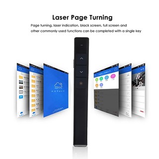 2.4GHz Wireless Presentation Clicker Powerpoint Pen USB Remote Control Flip Pen for Office Teaching Projector PPT Presen