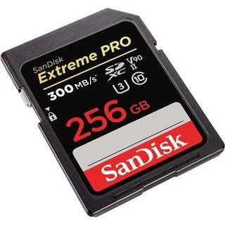 Thẻ nhớ Máy ảnh SDXC SanDisk Extreme Pro 2000X 256GB U3 V90 UHS-II đọc 300MB/s ghi 260MB/s (Đen)