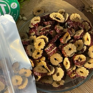 500g (Hàng Thái Lát Sấy Khô) Táo thái lát Đức Thiện Loại 1 Làm Trà Hoa, Nấu Ăn, Hỗ Trợ Tim Mạch
