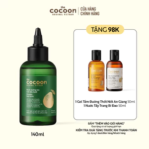 Cải tiến mới - Nước dưỡng tóc tinh dầu bưởi Cocoon ngăn ngừa gãy rụng và hỗ trợ mọc tóc 140ml