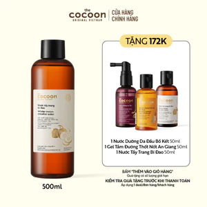 Bigsize - Nước tẩy trang bí đao Cocoon tẩy sạch makeup & giảm dầu 500ml