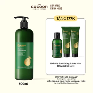 Bigsize - Dầu gội bưởi Cocoon giúp giảm gãy rụng và làm mềm tóc 500ml