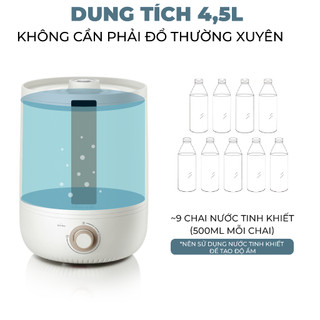 Máy phun sương 4.5L Bear HUF-H456TX, Công Suất 30W, Tạo ẩm, Làm mát, Kháng khuẩn, Êm ái, BH 18 Tháng