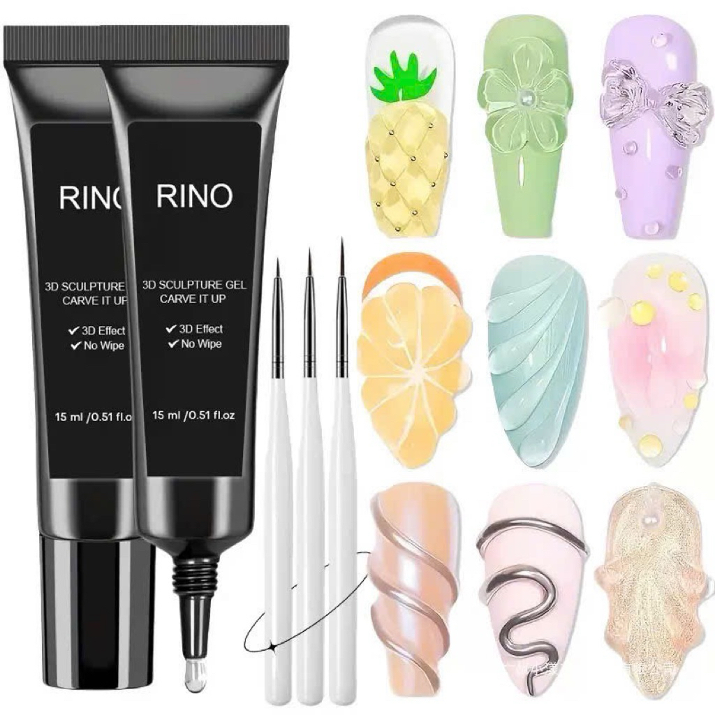 🌟 GEL NỔI 3D TUÝP VẼ NỔI NAIL – TẠO HÌNH HOA NỔI, ĐƯỜNG NỔI, HỌA TIẾT 3D