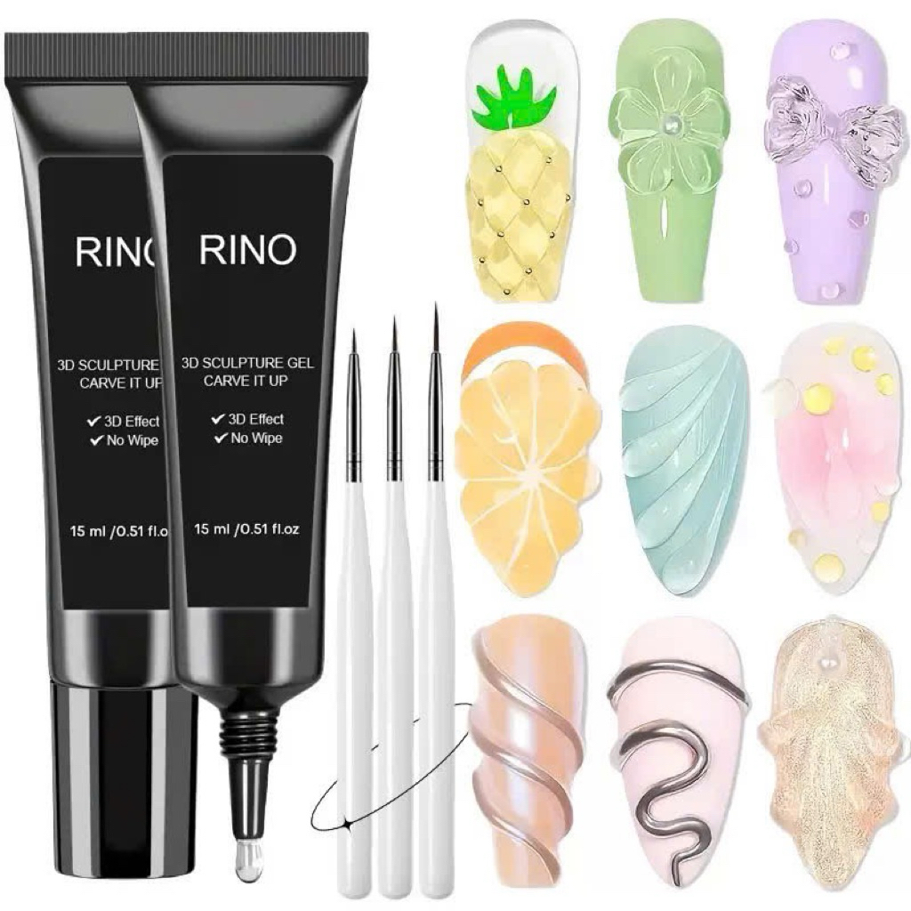 🌟 GEL NỔI 3D TUÝP VẼ NỔI NAIL – TẠO HÌNH HOA NỔI, ĐƯỜNG NỔI, HỌA TIẾT 3D