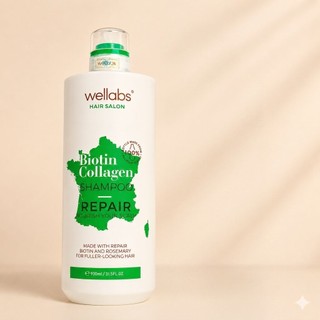 Dầu Gội Xả Wellabs 930 NGĂN TÓC GÃY RỤNG VÀ KÍCH THÍCH MỌC TÓC