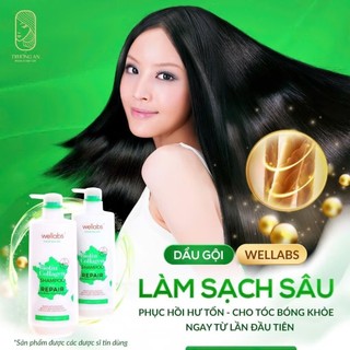 Dầu Gội Xả Wellabs 930 NGĂN TÓC GÃY RỤNG VÀ KÍCH THÍCH MỌC TÓC