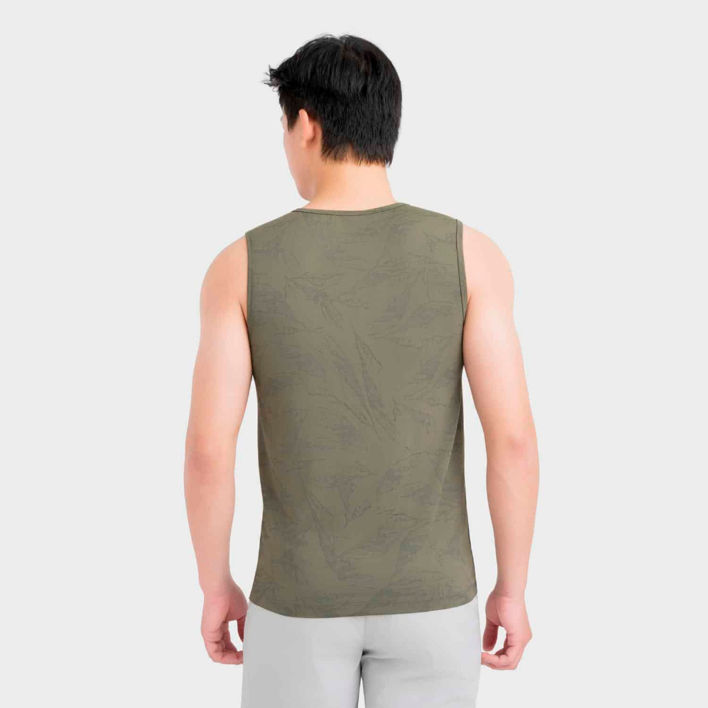 Áo Ba Lỗ Nam Đen Insidemen Dáng Suông Co Giãn, Thoáng Khí ITL129AS0