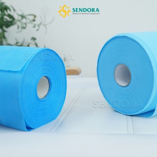 Drap trải giường vải không dệt 50 tấm 80x180cm có mặt cắt chữ thập SENY, vải lót giường ý tế, phun xăm và spa chuẩn ISO
