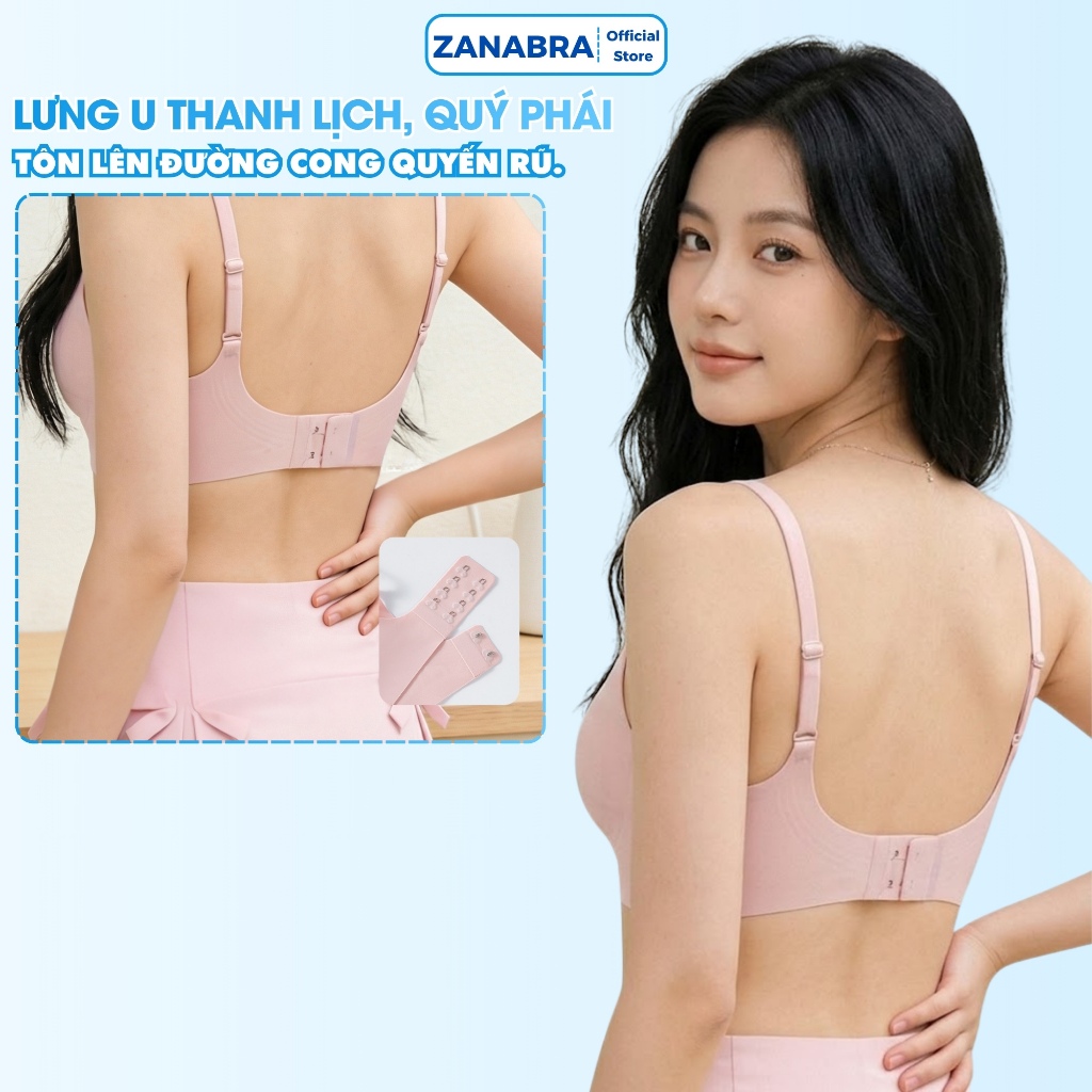 [ Hàng Mới Về ] Áo ngực nữ su đúc cup V nâng ngực tôn dáng, Áo lót nữ không gong mút mỏng mềm mại ZANABRA A975