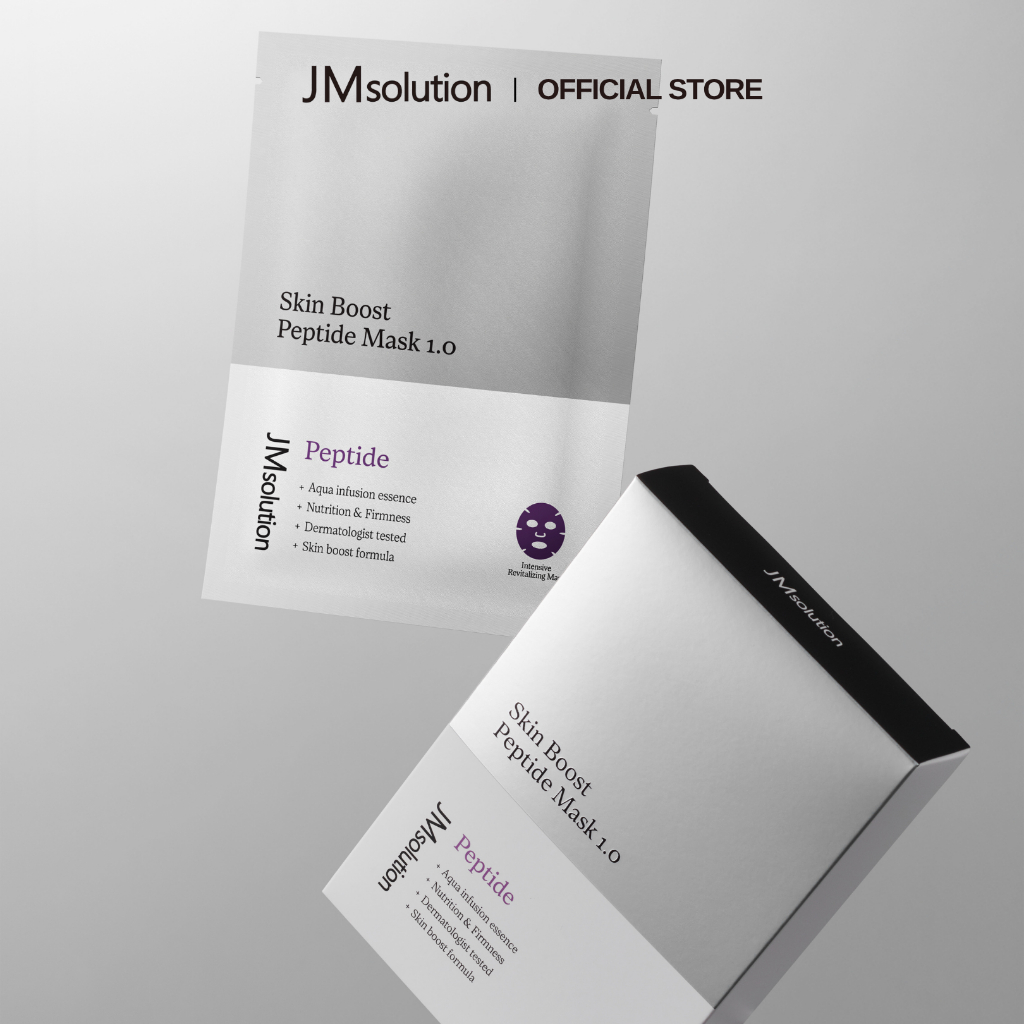 JMsolution Mặt Nạ Chăm Sóc Da Toàn Diện Skin Boost Mask 1.0 30ml (Niacinamide/HA/Retinol/Glutathione/Vita C)