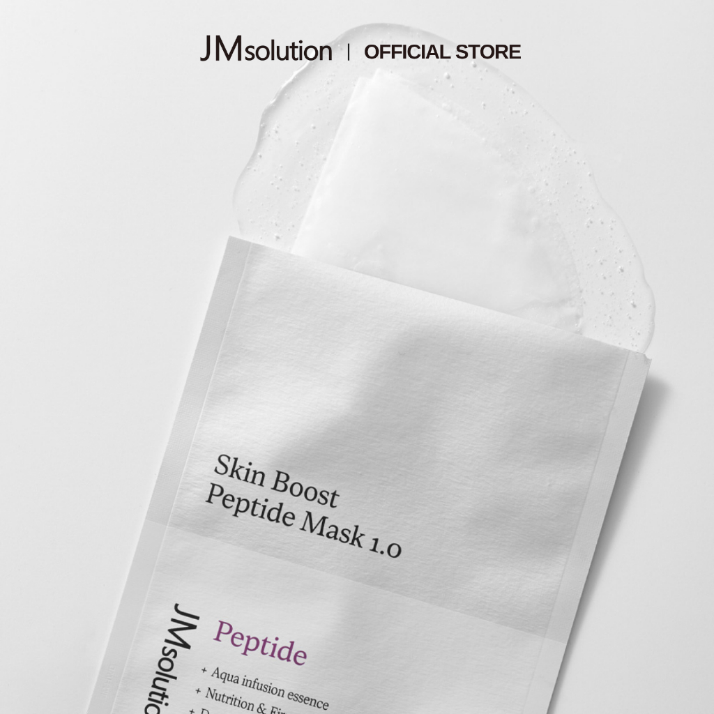 JMsolution Mặt Nạ Chăm Sóc Da Toàn Diện Skin Boost Mask 1.0 30ml (Niacinamide/HA/Retinol/Glutathione/Vita C)