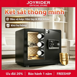 Két Sắt Mini Cao Cấp Vân Tay / Mật Mã Két Bạc Điện Tử Chống Trộm Nhỏ Gọn Cho Gia Đình Văn Phòng 35x26x25cm