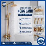 Bộ sen cây nóng lạnh tắm đứng chất liệu Đồng giả cổ cao cấp - Phong cách Châu âu hiện đại - Hàng mới về mã BSC003 — ảnh 1