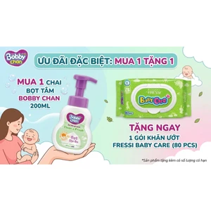 ✨ BỌT TẮM GỘI CHO BÉ BOBBY CHAN - CLEAN FRESH 450ML - CHIẾT XUẤT TỰ NHIÊN, AN TOÀN CHO DA NHẠY CẢM