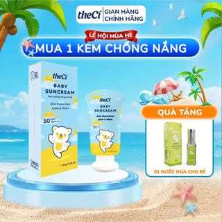 Kem Chống Nắng Cho Bé theCi 30G – Thành Phần Tự Nhiên, Không Cồn, Không Kích Ứng Phù Cho Bé Từ 6 Tháng Tuổi