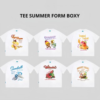 (COD)Áo thun Đi Biển Form Boxy unisex Chính Hãng nhiều mẫu - Tee Summer
