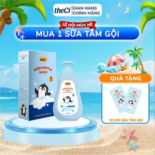 DATE 2027 - Sữa Tắm Gội 2 trong 1 Theci Cho Bé, Làm Sạch Da, Tóc, Dưỡng Ẩm, Ngăn Ngừa Rôm Sảy Tự Nhiên Lành Tính