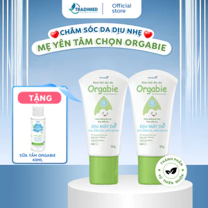 Kem Bôi Da Cho Bé Orgabie, Dưỡng Ẩm Mềm Mịn, Ngăn Ngừa Viêm Ngứa, Giảm Hăm Cho Bé
