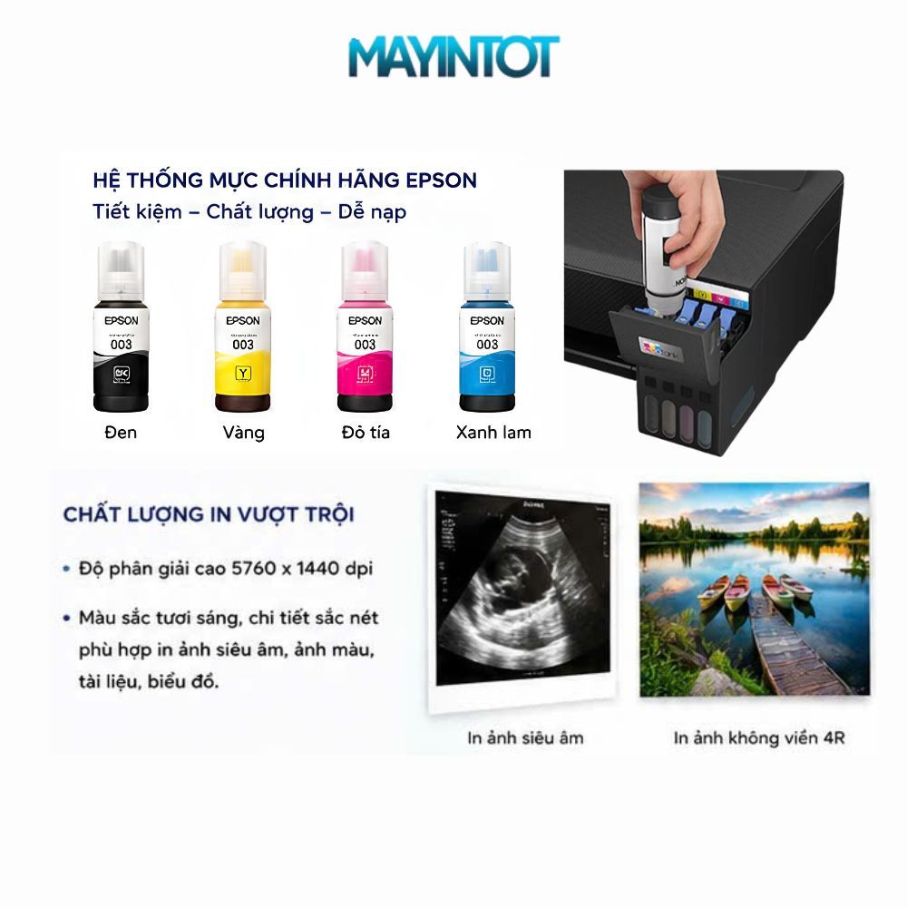 Máy In Epson L1210 In Ảnh Siêu Âm – Dùng Cho Phòng Khám – Giá Rẻ Chính Hãng – Máy In Tốt