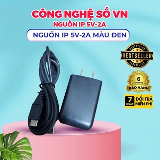 NGUỒN IP 5V-2A CHUI DẸP_ MÀU ĐEN dùng cho camera IP đầu MicroUSB| Hàng Chính Hãng