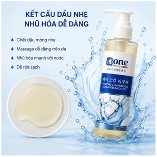 Dầu Tẩy Trang Qone Skin Purifying Cleansing Oil 150ml Công Nghệ Hàn Quốc Dịu Nhẹ Cho Da- Nguyễn Quyên Store