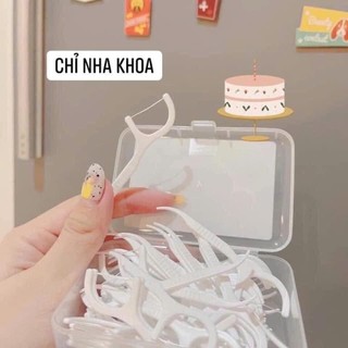 Tăm Chỉ Nha Khoa hộp 50 cái