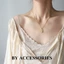Dây chuyền nữ titan vintage mặt chạm khắc nổi ngọn nến đính đá mạ vàng 18K không gỉ WN2658 BY ACCESSORIES