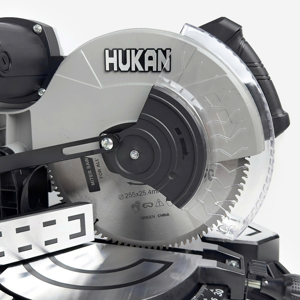 Máy cắt nhôm HUKAN G2-MS90255, Công suất 1700W, Lưỡi 255mm - Động cơ dây đồng 100%